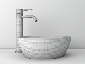 modern bathroom sink 3D Model