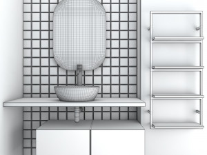 bathroom set 7 Modèle 3D