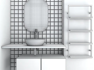 bathroom set 7 3D Model