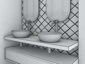 bathroom set 8 Modelo 3D