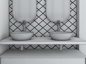 bathroom set 8 Modelo 3D