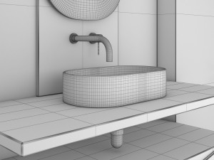 bathroom set 12 3D Model