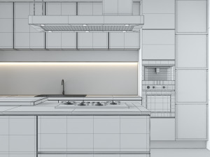 kitchen set 20 Modello 3D