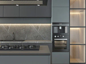 conjunto de cozinha 20 Modelo 3D