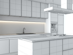 kitchen set 20 Modello 3D