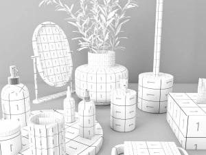 jogo de banheiro 20 Modelo 3D