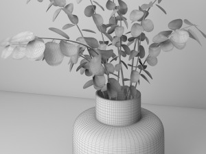 lunaria bouquet 9 3D Model