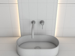 bathroom set 19 3D 모델