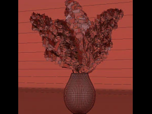 pampas bouquet 3D Model