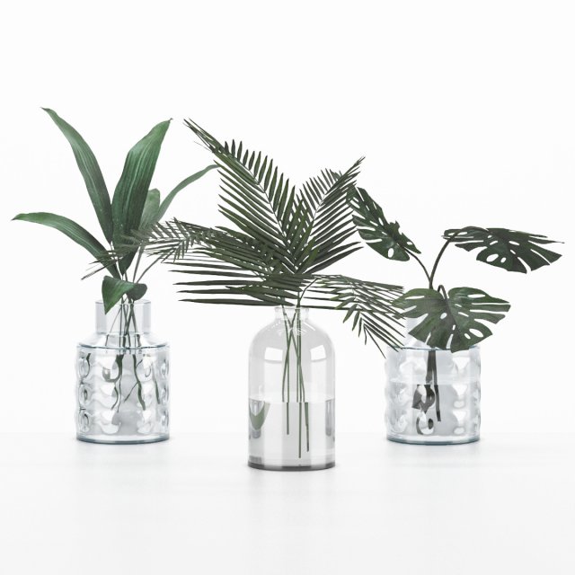 plant collection 6 3D 模型 .c4d .max .obj .3ds .fbx .stl .blend 