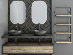 Bathroom set 15 3Dモデル