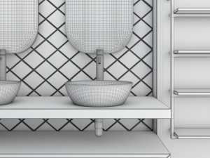 Bathroom set 15 3D-Modell