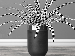 Indoor and outdoor spider plant Modelo 3D