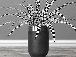 Indoor and outdoor spider plant 3D Model