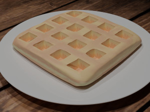 waffle 3D Model