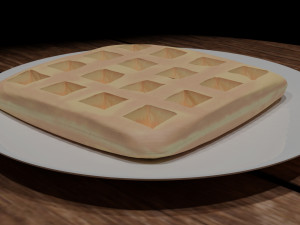 waffle 3D Model