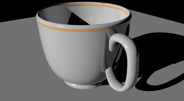 realistic cup 3D Модель .c4d .max .obj .3ds .fbx .stl .blend
