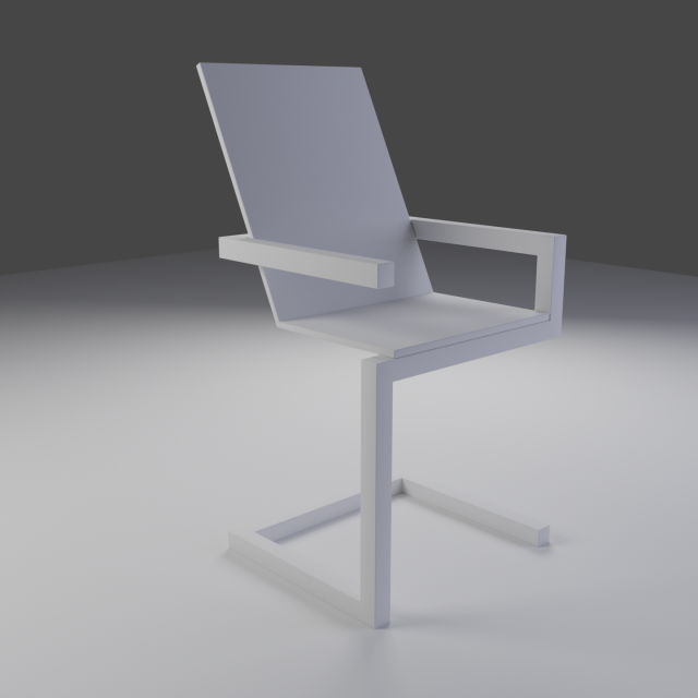 chair loft 3D Модель .c4d .max .obj .3ds .fbx .stl .blend 