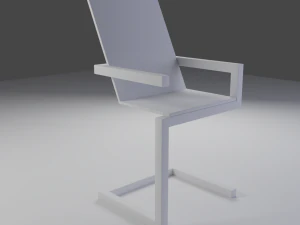 chaise mezzanine Modèle 3D