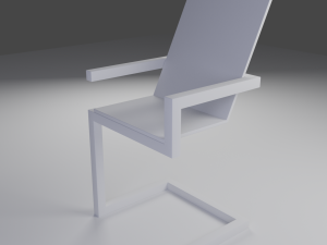 chair loft 3D Модель