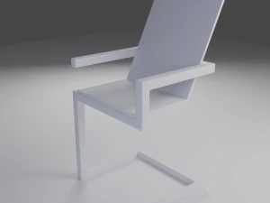 chaise mezzanine Modèle 3D