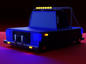 cartoon car 3D Model