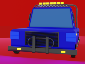 cartoon car 3D Model