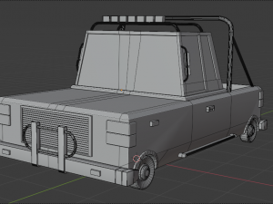 cartoon car 3D Model