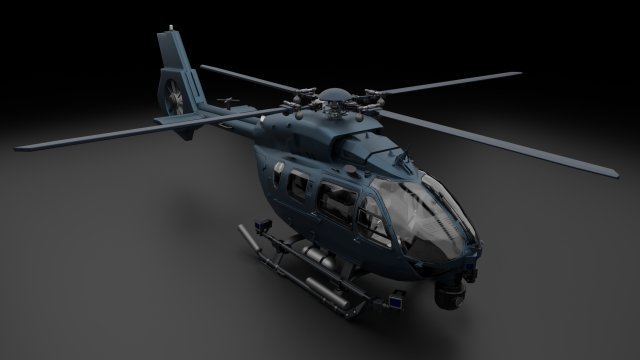 multi-purpose helicopter Modelo 3D .c4d .max .obj .3ds .fbx .stl .blend 