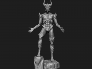 demon - 3d printing ready Modelo de impresión 3D