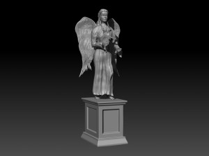 angel woman 3D 모델