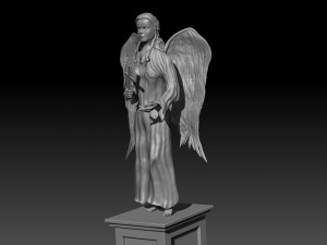angel woman 3D 모델