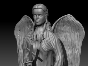 angel woman 3D 모델