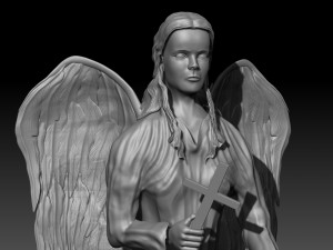 angel woman 3D 모델