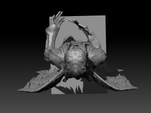 angel woman 3D 모델