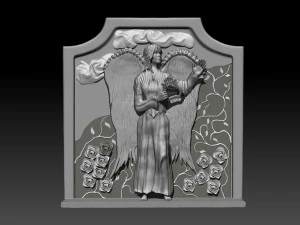 mujer &aacute;ngel Modelo 3D