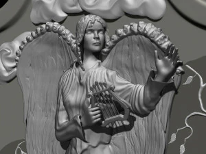 angel woman 3D Model