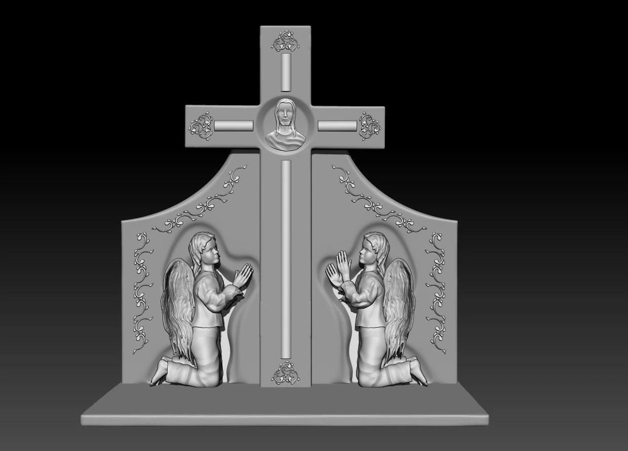 angel hild grave 3D Model .c4d .max .obj .3ds .fbx .stl .blend 