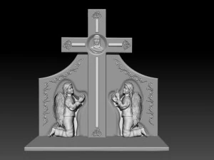 &aacute;ngel hild tumba Modelo 3D