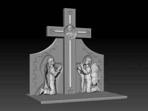 angel hild grave 3D Model