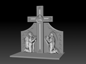 angel hild grave 3D Model