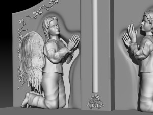 angel hild grave 3D Model