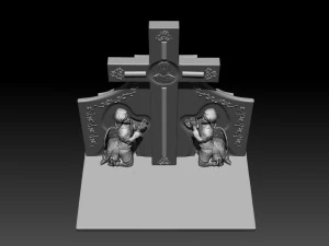 angel hild grave 3D Model