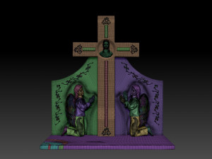 angel hild grave 3D Model