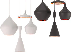 ensemble d'&eacute;clairage tom dixon Modèle 3D
