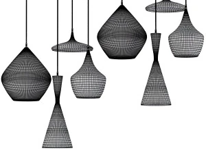 tom dixon lighting set 3D Model