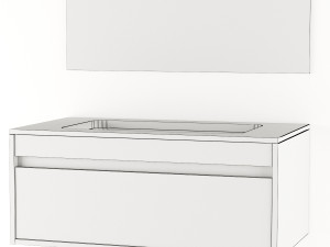 duravit ketho f-bonded bathroom furniture 3D Модель