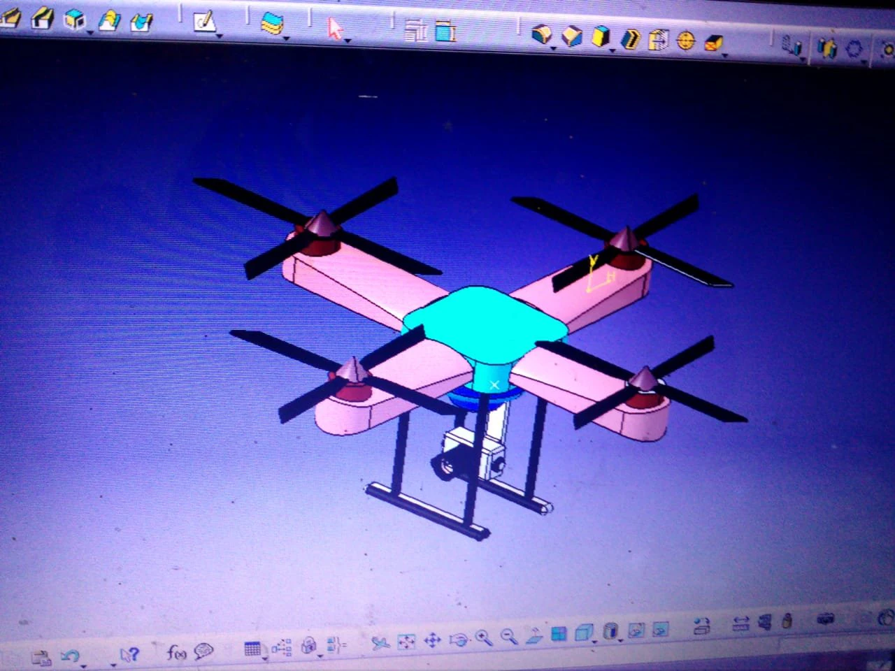 spionage-drone 3D Model .c4d .max .obj .3ds .fbx .stl .blend 