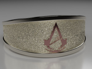 gold ring assassins creed 3D Model