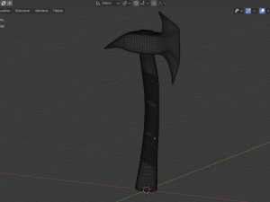 simple axe Model 3D